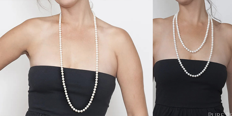 pearl necklace style